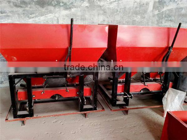 1000L Organic fertilizer spreader with two discs