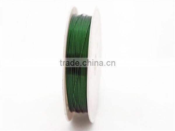 0.35mm colored jewelry wire in copper,jewelry making wire