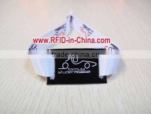 Offset/ Digital Printing RFID Disposable Wristbands, RFID Ticket for Theme Park