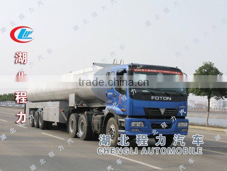 16T aluminum tank truck trailer for sale