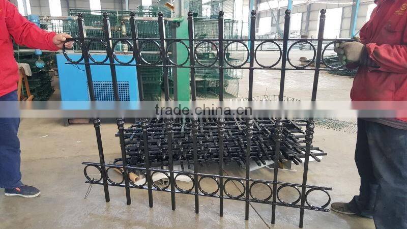 galvanized tubular pressed speaer security fencing