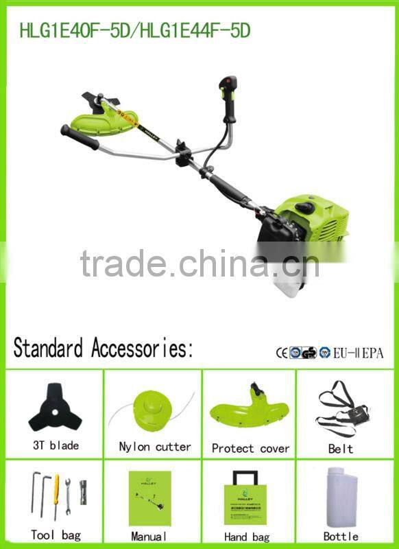 2017 High Quality Hand Petrol Grass Trimmer Manual Grass cutter Machine Specification HLG1E44F - 5D