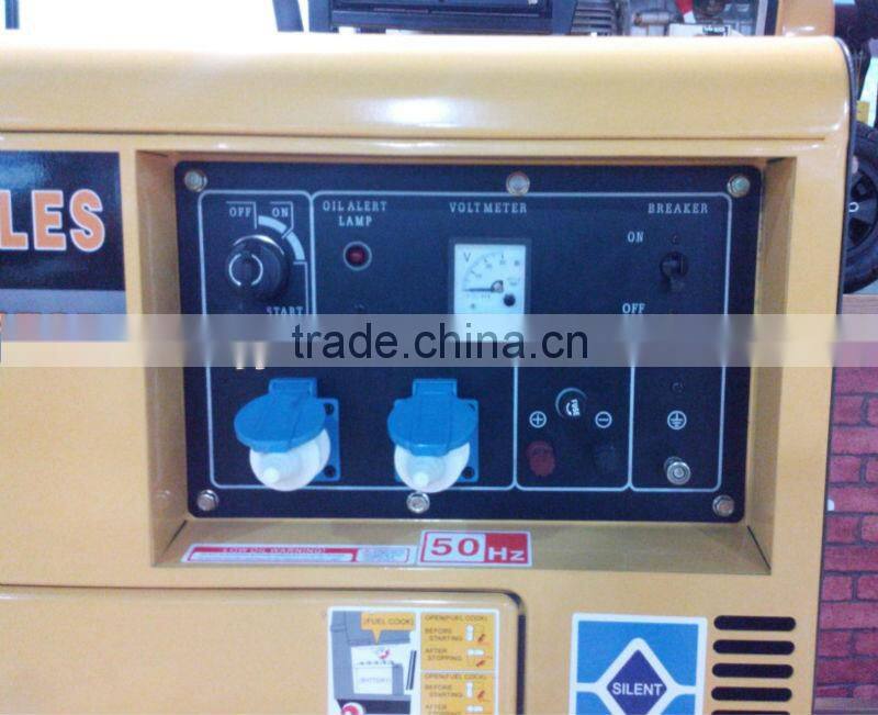 Diesel Silent Generator 6500 4.5KW