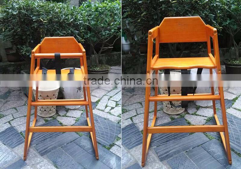 High quality Detachable wooden highchair OEM manufacturer