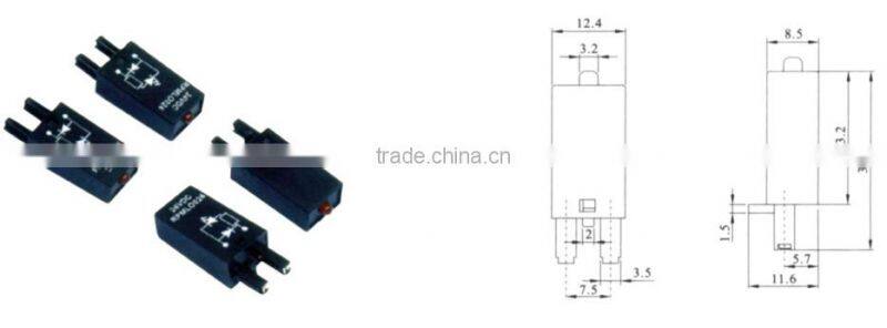 HEIGHT Hot Sale RX78624 Relay Socket /5 pin Relay Socket/Relay base with High Quality Factory Price