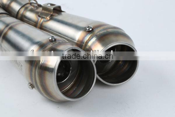 For SUZUKI GSX-R600 2011- SM Motorcycle Exhaust Pipe LASER "X-Treme" slip-on mufflerset "GP-style" D70