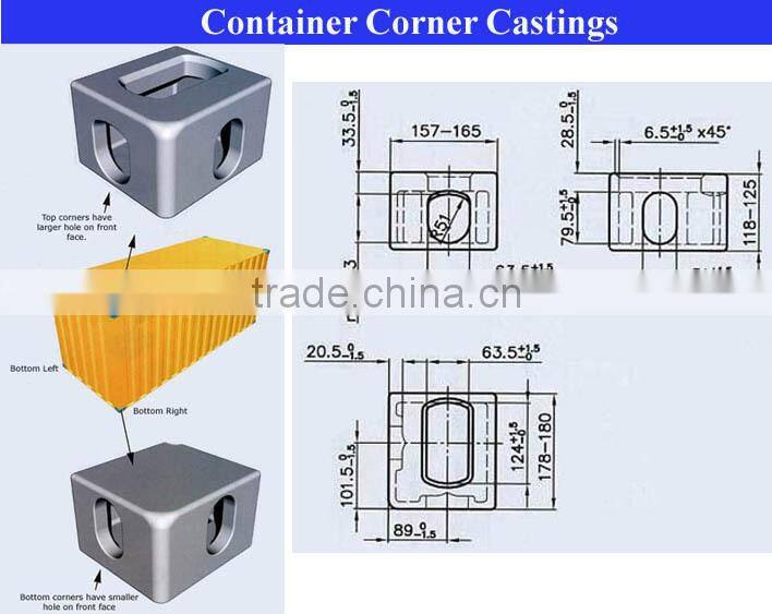 iso 1161 corner casting