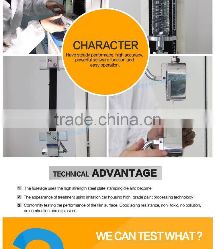 KJ-1065 dynamic tensile testing machine manual tensile testing machine