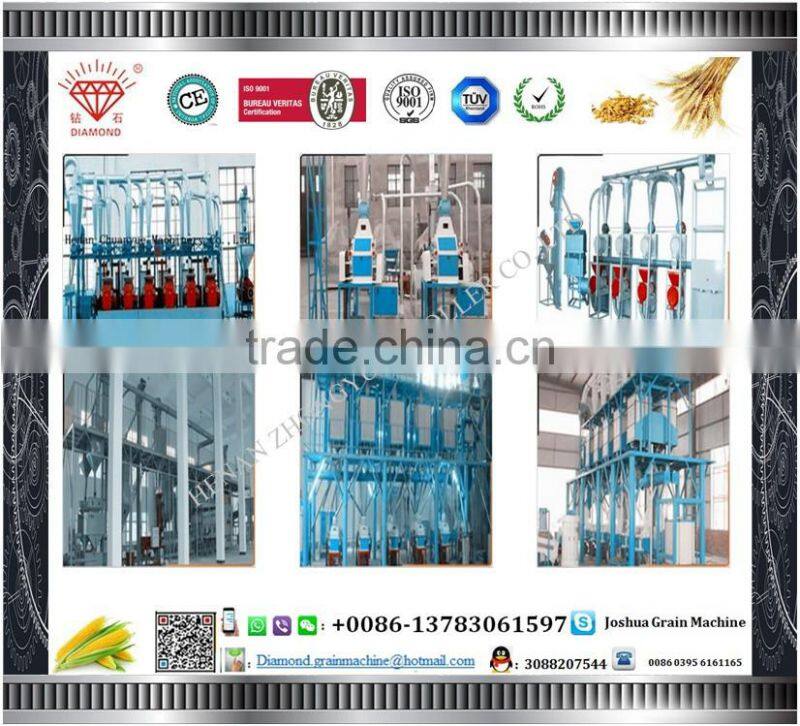 Complete set Corn processing machines Wheat flour milling machine