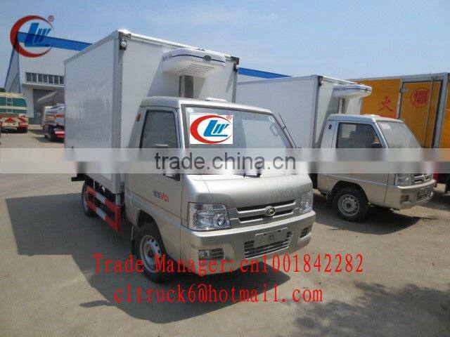 Fonton Forland 4*2 Mini Gasoline Refrigerated van Truck