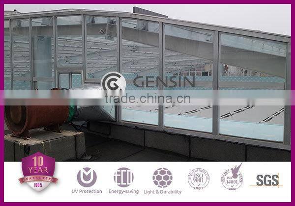 Grade A 4mm polycarbonate 2-wall sheet/ pc greenhouse sheet/roofing sheet
