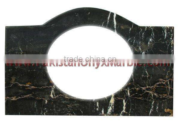 Natural color Black and Gold Marble Vanity Tops, Michelangelo