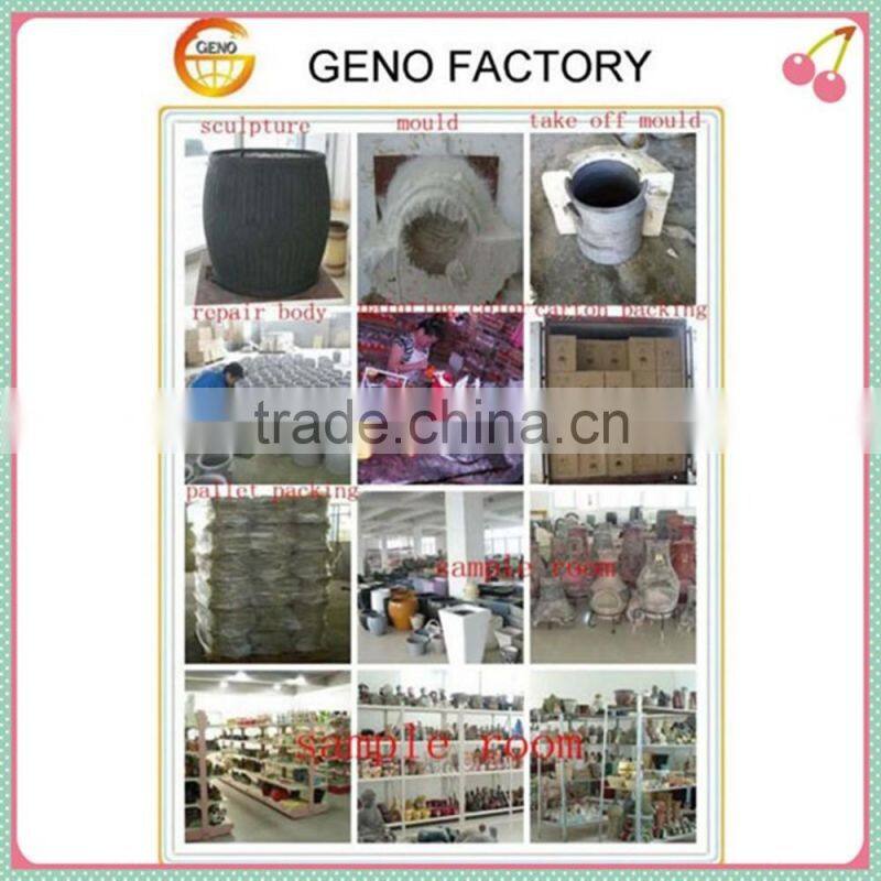 2017 home and garden supplies flower pot planter with rust metal finish