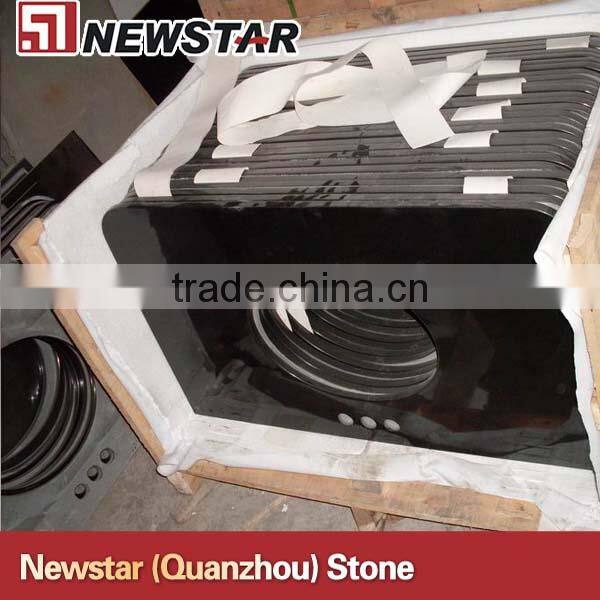 black galaxy granite vanity top for bathroom