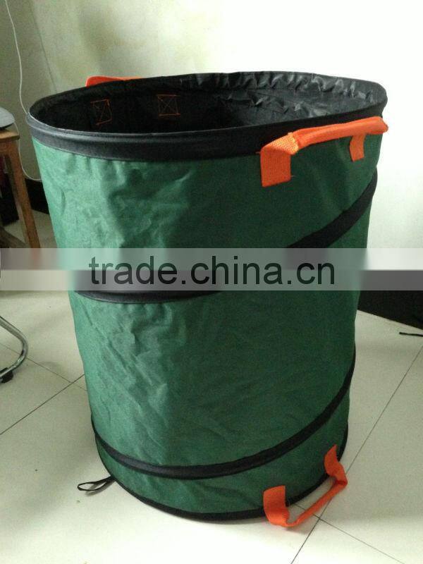 600D Oxford Garden Trash Bin With 3 Handles