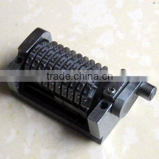 Numbering machine head