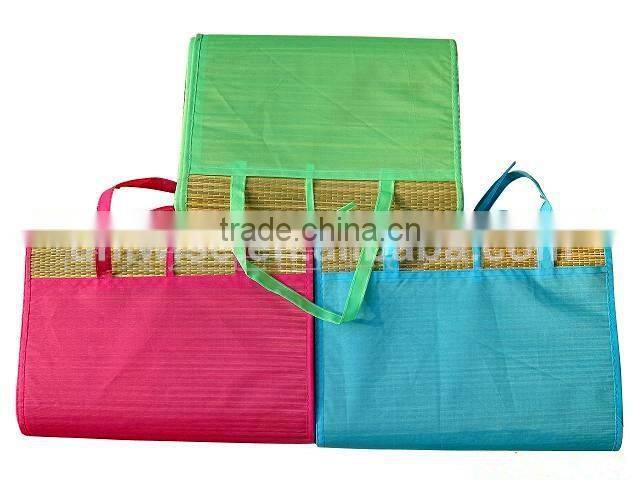 Straw Beach Mat, Foldable Sandless Beach mat/Camping Mat/Picnic Mat, folding Plastic/Straw beach mat
