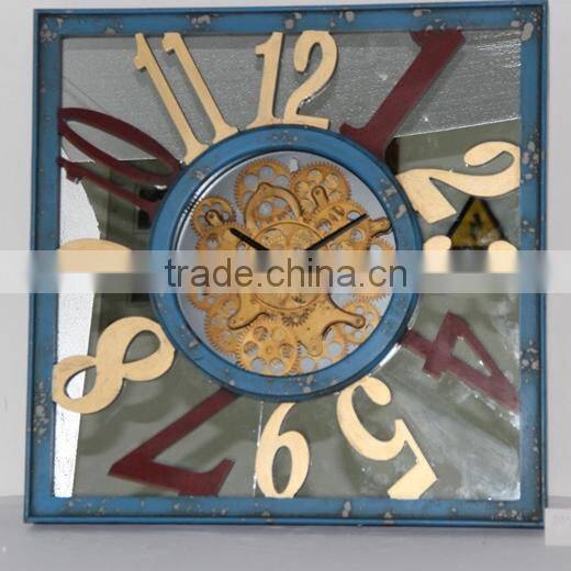 Retro reclaimed wood craft wall clocks/distressed wood wall clock