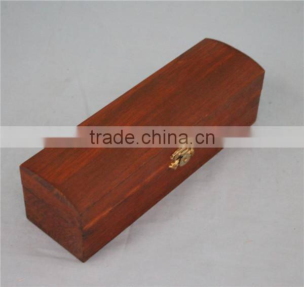 Unfinished custom natural wooden pen display box case