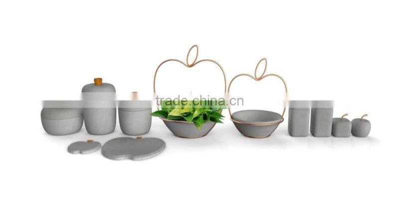 High Quality marble Designer Kitchen Tea Coffee Sugar Canisters