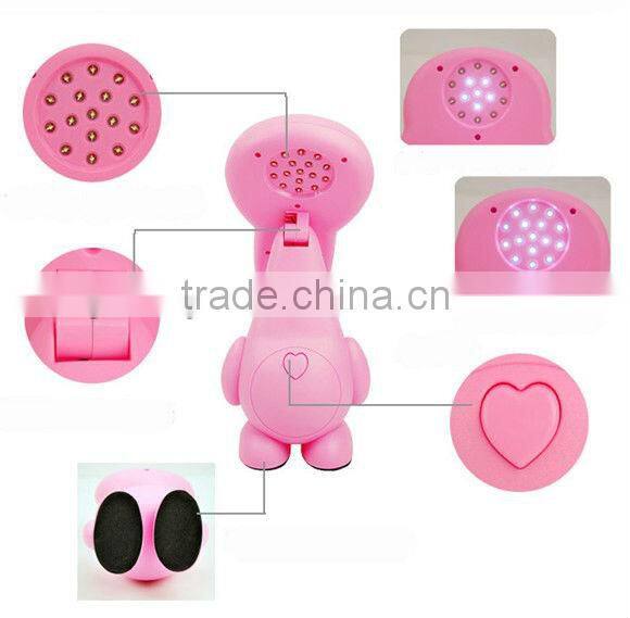 Supply fashion Rabbit cartoon 16LED folding table lamp