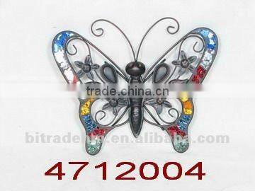 metal colorful butterfly wall art decoration