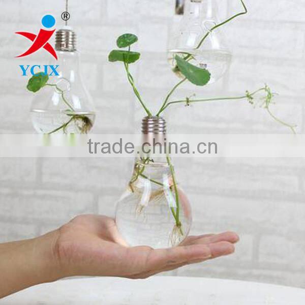 Wedding Decoration Clear Glass Bulb Vases Hanging