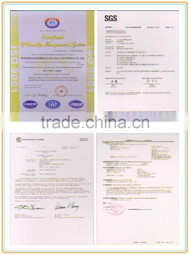 Latest technology big diameter soft rubber hoses for air conditioner