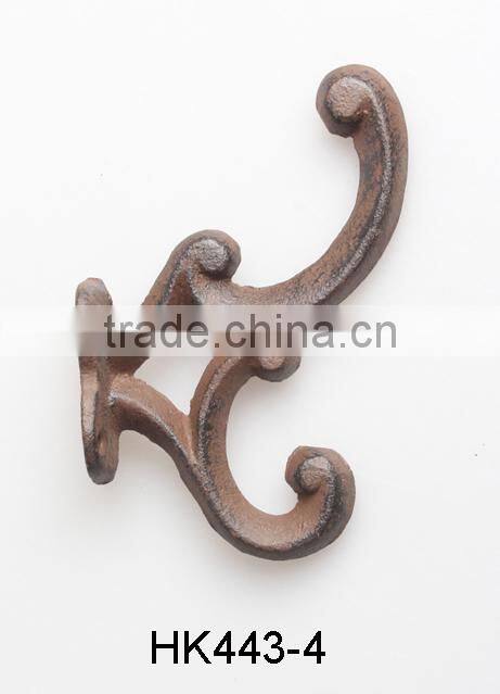 CAST IRON SKELETON KEY HOOKS SET 3