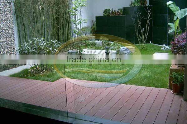 wpc wood flooring thickness 25 mm decking floor