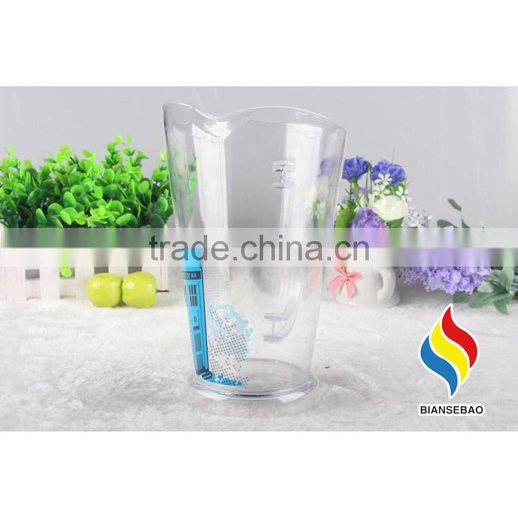 mugs with logo big capacity ps plastic cups with handle