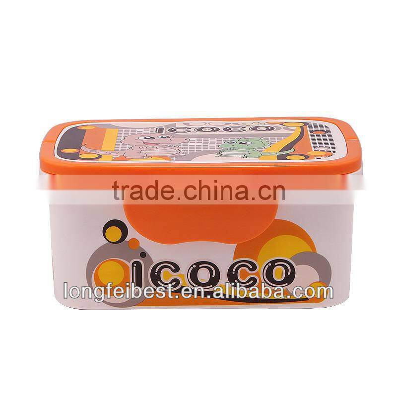 6-8 inch Melamine three piece square bowl, plastic bowl