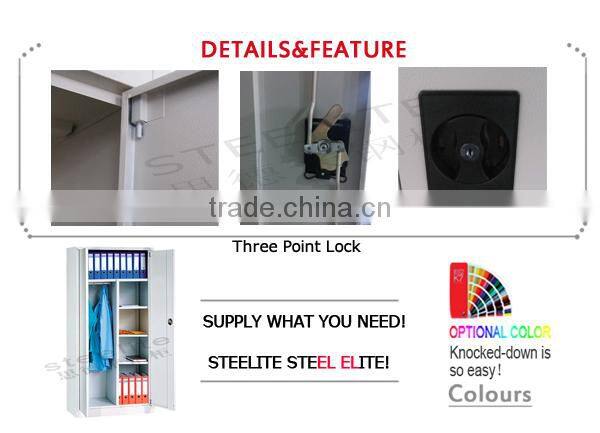 KD structure double door beige color boys metel locker