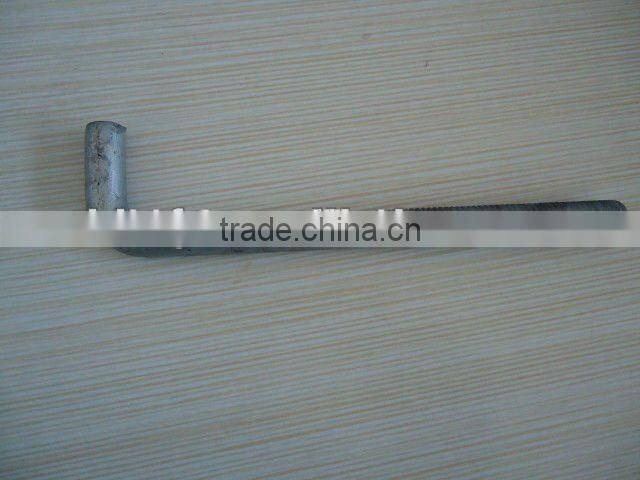 Q235 Carbon steel L type anchor bolt china supplier