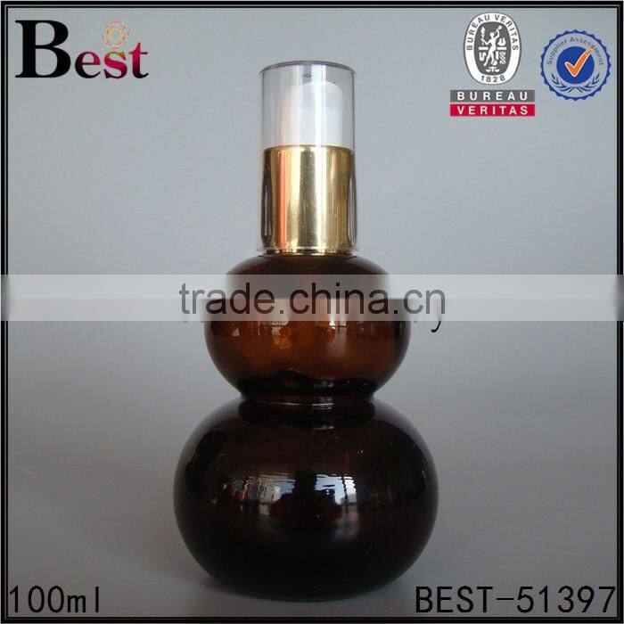 special design 100ml amber glass bottle essential oil 100ml amber glass bottle