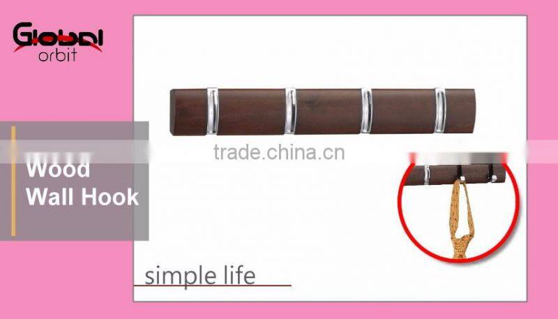 Hooks for hanging clothes self adhesive wood wall hanging hook