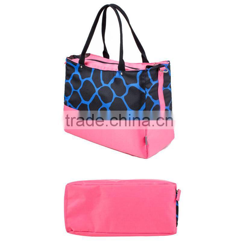 Handle or shoulder baby diaper bag organizer