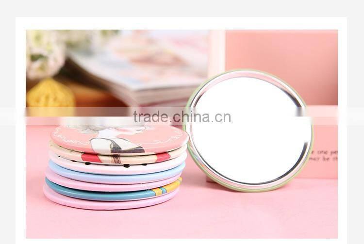 tinplate cosmetic mirror/pocket mirror/Macao mirror