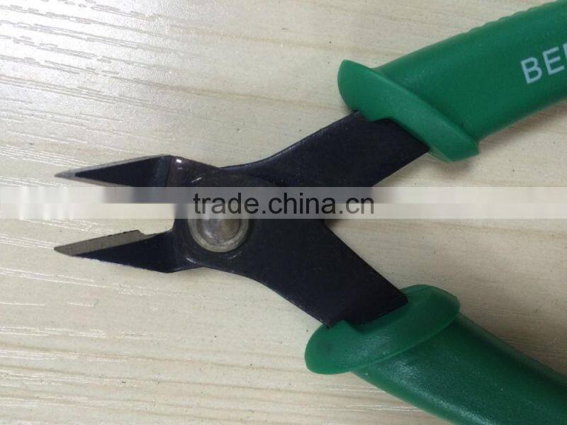 BERRYLION tool mini type 5'' wire flush cutting pliers with plastic handle
