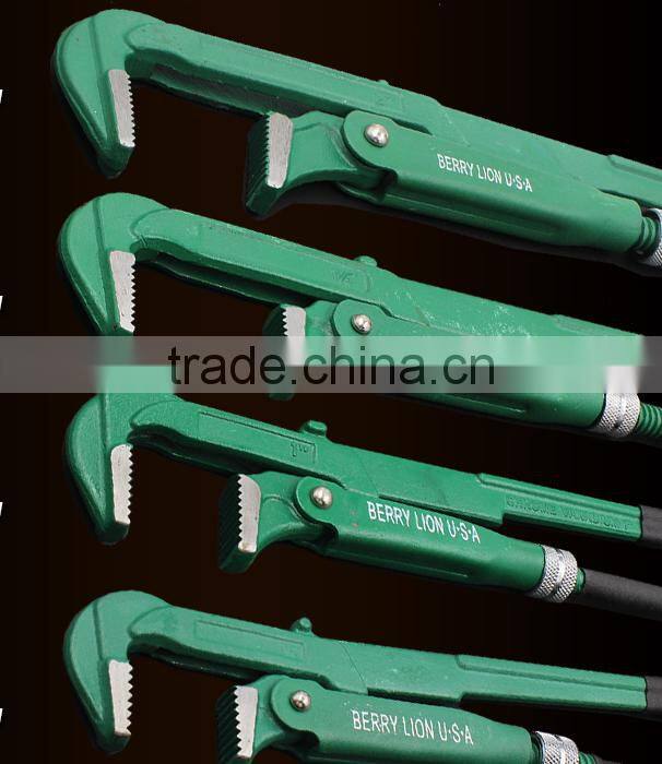 Berrylion High Carbon Steel Eagle Mouth Pipe Wrench 3/4" 1" 1.5" 2" Pipe Wrench