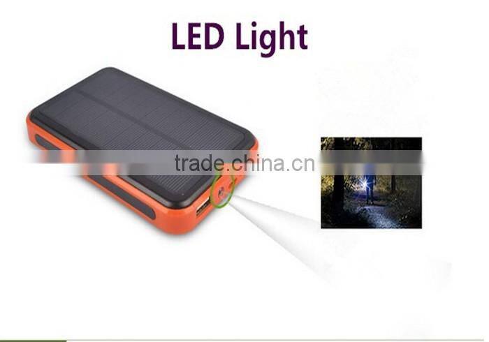 New 30000mah Waterproof solar power bank bateria externa solar charger powerbank for all mobile phone for pad