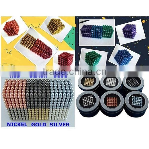 Magnetic Decompression Ball Educational Toys for Children Size 3mm Pack of 216 Pieces