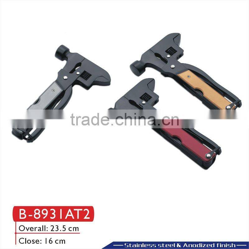 2014 New design multi stainless steel hammer wrech hand tools B-9106KC