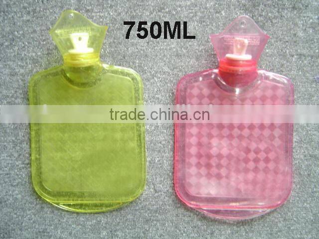PVC Hot water bottle with inner toy