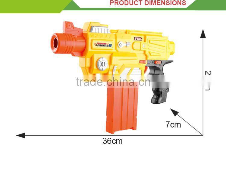 Popular kids play electric toy rubber game soft bullet gun