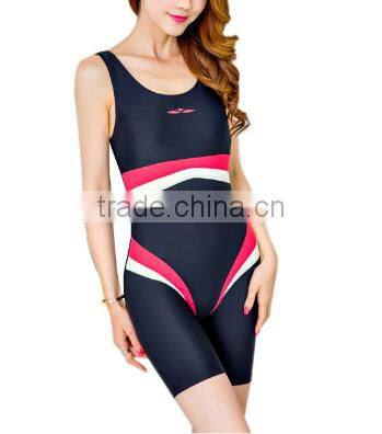 2016 Women Surf Patchwork Swimsuit Rash Guards