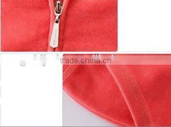wholesale sportswear casual design slim women yoga sportswear with velvet fabric,running wear sets with hood for women velvet