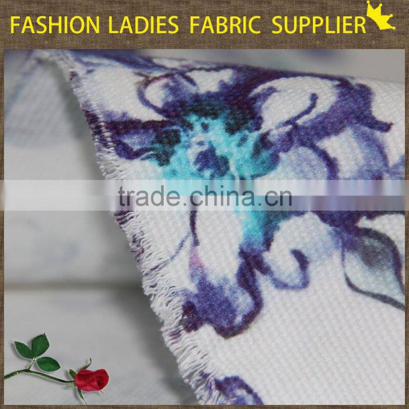 hot sale cotton anchor print fabric 100% cotton poplin fabric printing for shirt