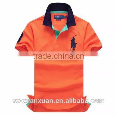 Wholesale China cotton men polo t-shirt with printing