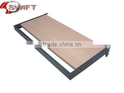 Custom design cosmetic tennis apparel women wooden display rack